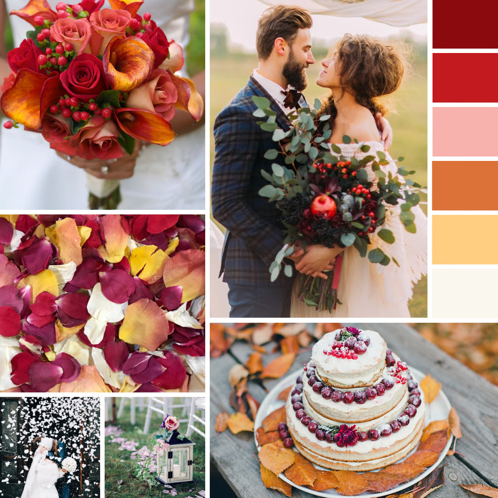 Real Rose Petals For Your Autumn Wedding