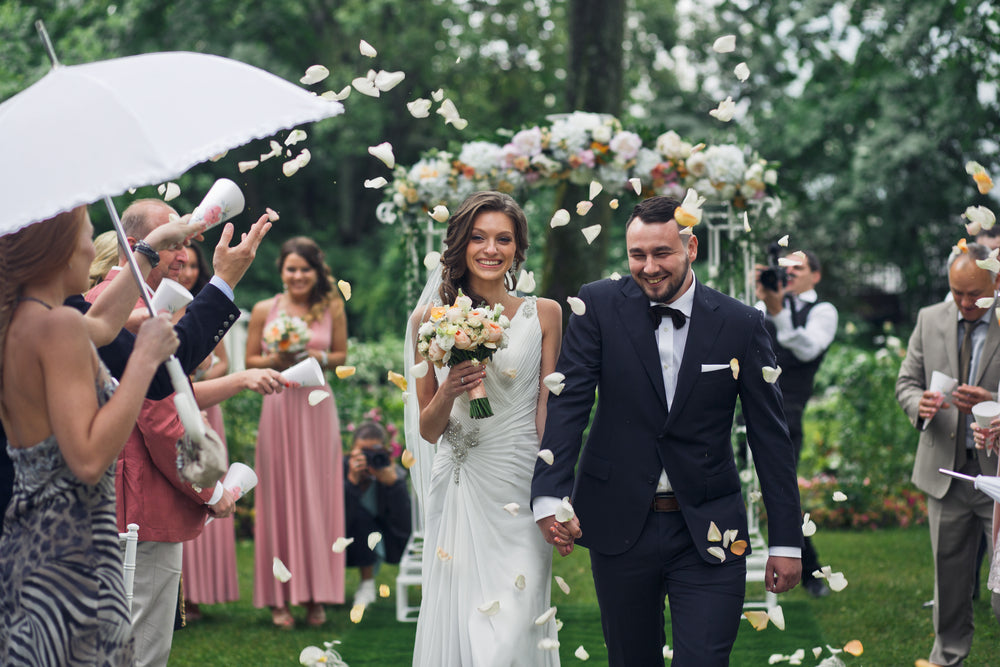 Here's What You Need To Know About Ordering Petals For Your Wedding