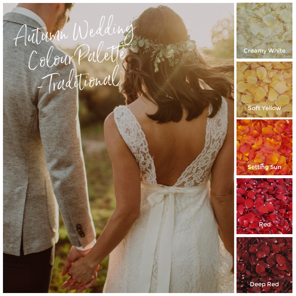 Autumn Wedding Palettes - From Traditional to Modern